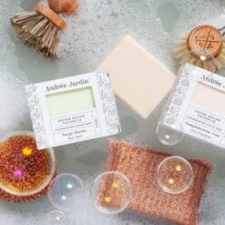 Andrée Jardin Solid Dishwashing Soap -Food Sale Stores andree jardin solid dishwashing soap kiss that frog sage basil 28076035670073