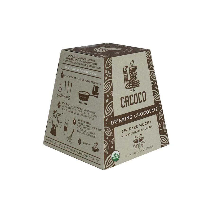 Coracao Confections Cacoco Drinking Chocolate 65% Mocha Dark 3 Coracao Confections Cacoco Drinking Chocolate 65% Mocha Dark