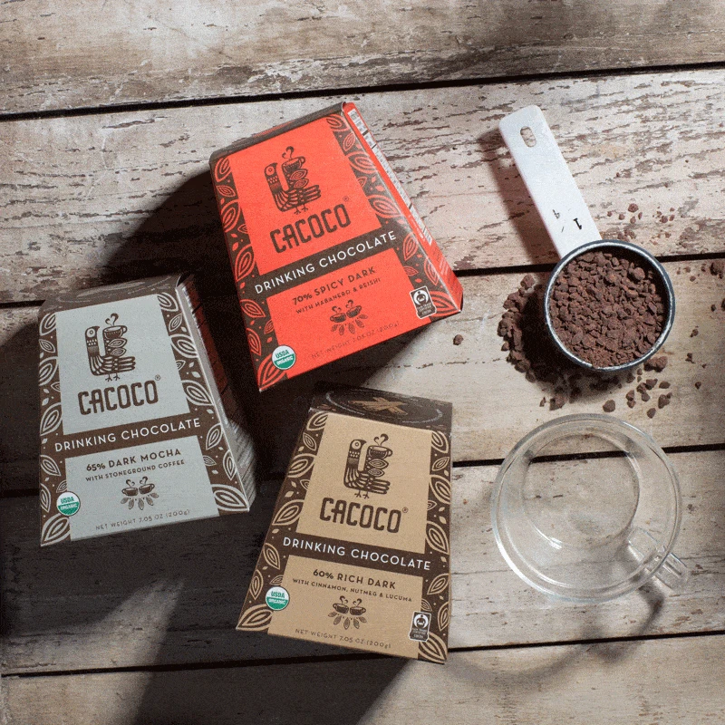 Coracao Confections Cacoco Drinking Chocolate 70% Spicy Dark 5 Coracao Confections Cacoco Drinking Chocolate 70% Spicy Dark - Image 3