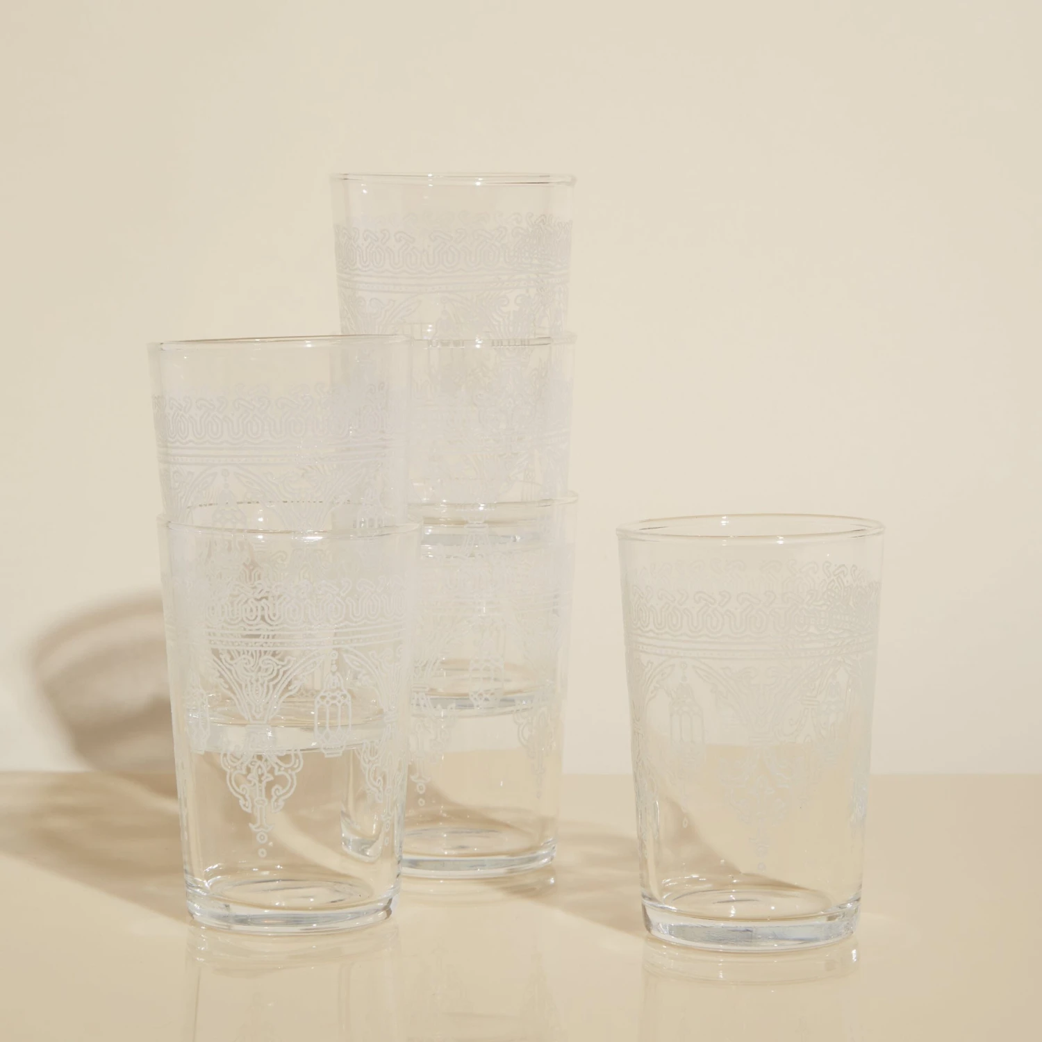 Casablanca Market Fnar Tea Glasses — Set Of 6 4 Casablanca Market Fnar Tea Glasses — Set Of 6 - Image 2