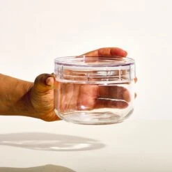 Cellarmate Charmy Clear Storage Jars — Short -Food Sale Stores cellarmate charmy clear storage jars short equipment japan gold large 600ml 406139