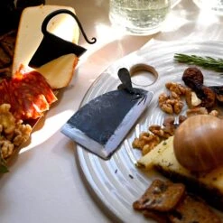 Citrine Mouse Cheese Knife -Food Sale Stores citrine forged iron cheese knife mouse kitchen knives magenta 479448