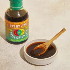Fly By Jing Chili Crisp Vin Sauce -Food Sale Stores fly by jing chili crisp vinaigrette pantry fly by jing 190617