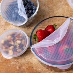 GIR Silicone Stretch Lids 6-Pack -Food Sale Stores gir silicone stretch lids 6 pack gir 28276445675577