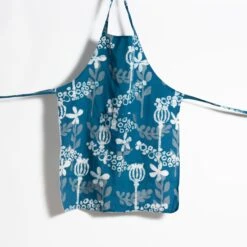 Global Mamas Marina Blue Reversible Flour Sack Apron