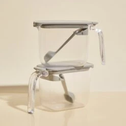 Marna Good Lock Salt And Sugar Container — Set Of 2 -Food Sale Stores good lock salt sugar container set of 2 salt pepper shakers marna gray 449221