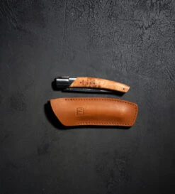 Goyon Juniper Wood Le Thiers Pirou Folding Knife With Leather Pouch And Box -Food Sale Stores goyon juniper wood le thiers pirou folding knife with leather pouch and box goyon 28381578264633