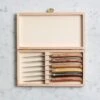Goyon Mixed Wood Brasserie 6-Piece Steak Knives With Beech Wooden Gift Box 2 Goyon Mixed Wood Brasserie 6-Piece Steak Knives With Beech Wooden Gift Box -Food Sale Stores goyon mixed wood brasserie 6 piece steak knives with beech wooden gift box goyon 28381587996729