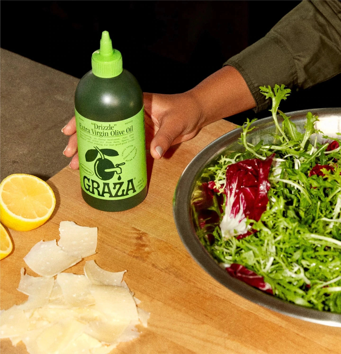 Graza Co. Squeeze "Drizzle" And "Sizzle" Olive Oil Set 4 Graza Co. Squeeze "Drizzle" And "Sizzle" Olive Oil Set - Image 2