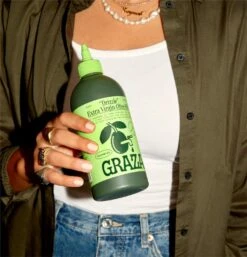 Graza Co. Squeeze "Drizzle" Extra Virgin Olive Oil -Food Sale Stores graza co squeeze drizzle extra virgin olive oil pantry graza co 589652