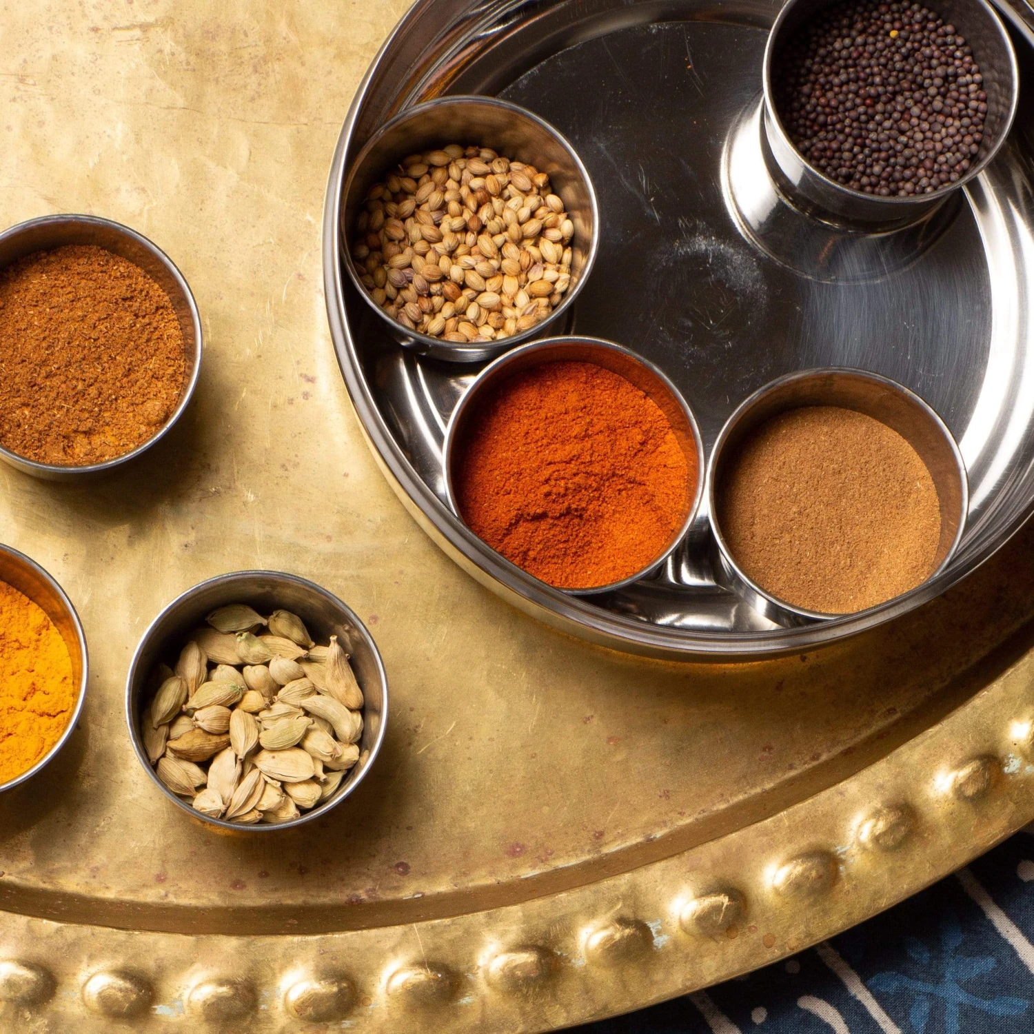 Indian Tiffin Masala Dabba Spice Tin 5 Indian Tiffin Masala Dabba Spice Tin - Image 3