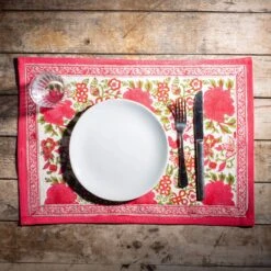 J. Catma Colonial Garden Pattern Placemats -Food Sale Stores j catma colonial garden pattern placemats j catma 28384603570233