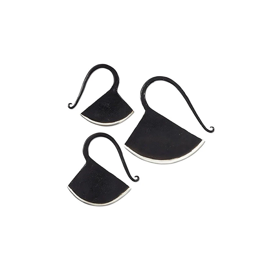 Magenta Citrine Forged Iron Cheese Knives — Set Of 3 3 Magenta Citrine Forged Iron Cheese Knives — Set Of 3