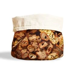 Maron Bouillie Bread Basket/Bag