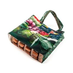 Maron Bouillie Market Tote "Eggplant - Zucchini" -Food Sale Stores maron bouillie market tote eggplant zucchini la boite a maron 224320