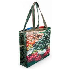 Maron Bouillie Market Tote "Eggplant - Zucchini" -Food Sale Stores maron bouillie market tote eggplant zucchini la boite a maron 462638