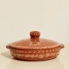 Marrakesh Terra Cotta Glazed Baker With Lid -Food Sale Stores marrakesh terracotta glazed baker with lid serveware alcantara frederic 848539