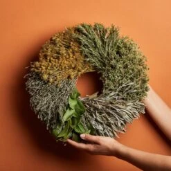 Milk Street Essential Herb Wreath -Food Sale Stores milk street essential herb wreath pantry creekside farms 268591