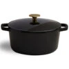 Milo By Kana 3.5-Quart Enameled Dutch Oven — Glossy Black -Food Sale Stores milo by kana 35 quart enameled dutch oven glossy black equipment milo by kana 427319