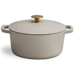 Milo By Kana 3.5-Quart Enameled Dutch Oven — Pebble
