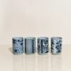 Miya Company Blue Patterns Teacups — Set Of 4 -Food Sale Stores miya company blue patterns teacups set of 4 coffee tea cups miya company 984748