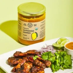 Pure Indian Foods Alphonso Mango Puree -Food Sale Stores pure indian foods alphonso mango puree pantry pure indian foods 709468