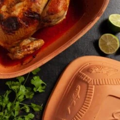 Reston Lloyd Eurita Clay 4 Qt Roaster With Lid -Food Sale Stores reston lloyd eurita clay 4 qt roaster with lid reston lloyd 28377342148665