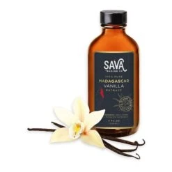SAVA Trading Co. 100% Pure Madagascar Vanilla Extract -Food Sale Stores sava trading co 100 pure madagascar vanilla extract sava trading co 4 fluid ounces 28315576238137