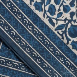 Serrv International Hand-Dyed Indian Tablecloth -Food Sale Stores serrv international hand dyed indian tablecloth serrv international indigo floral dabu 28137626206265