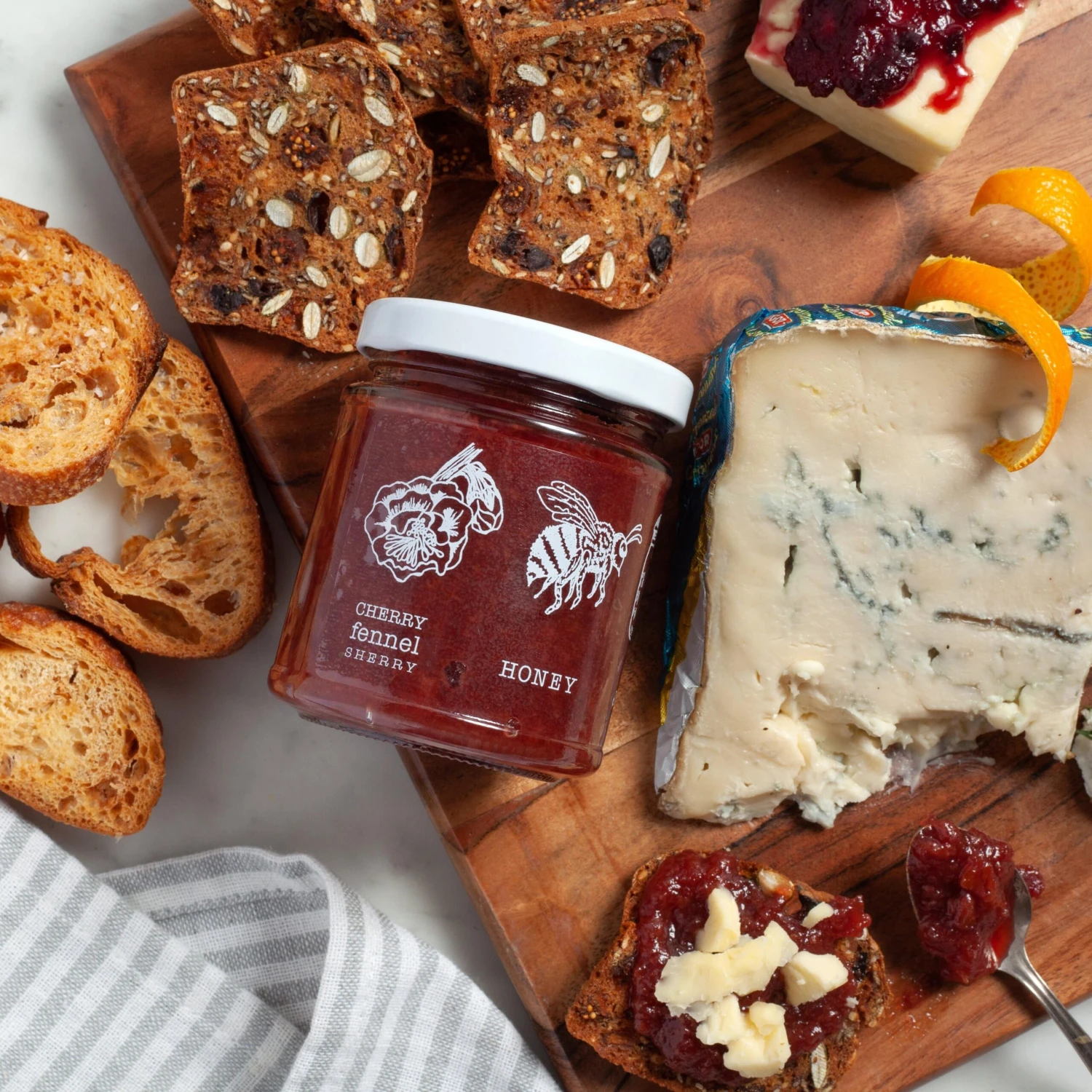 V Smiley Preserves Cherry Fennel Sherry Jam 4 V Smiley Preserves Cherry Fennel Sherry Jam - Image 2