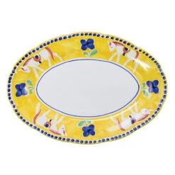 Vietri Campagna Collection Oval Platter 14 Vietri Campagna Collection Oval Platter -Food Sale Stores vietri campagna collection oval platter serving platters vietri cavallo horse 786627
