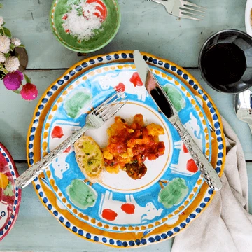 Vietri Campagna Collection Salad Plate 4 Vietri Campagna Collection Salad Plate - Image 2