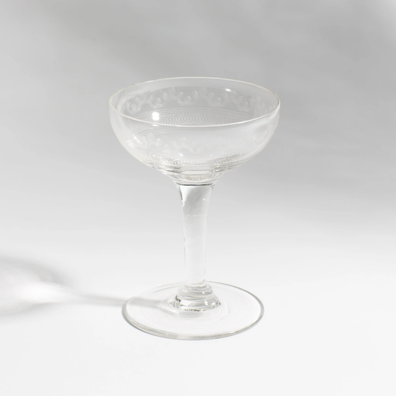 Vintage Champagne Coupes — Set Of 2 6 Vintage Champagne Coupes — Set Of 2 - Image 4