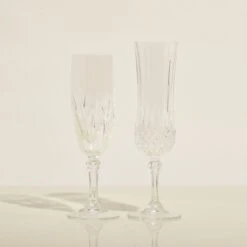 Vintage Champagne Flutes — Set Of 2
