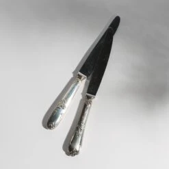 Vintage French Assorted Flatware Knives — Set Of 4