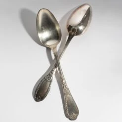 Vintage French Assorted Flatware Tablespoons — Set Of 4