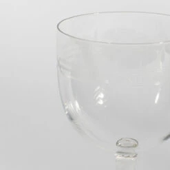 Vintage French Wine Large Glass Eclectic Pair -Food Sale Stores vintage french wine large glass eclectic pair housewares elsie green 968721